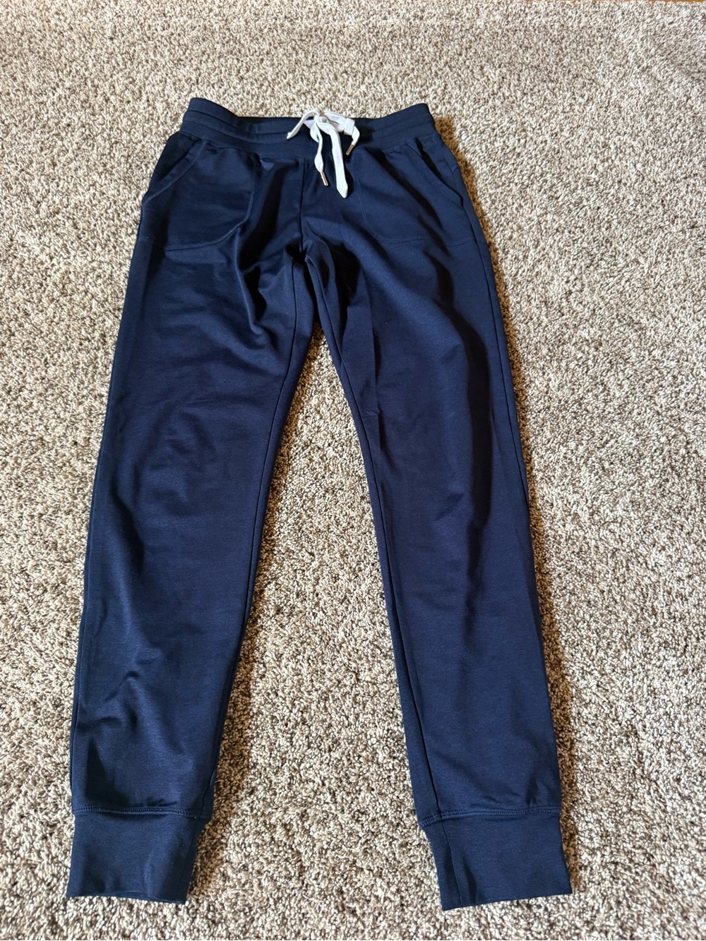 Women’s Navy Drawstring Jogger Pants